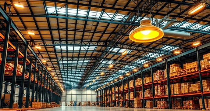 Iluminação de Galpão Industrial: Melhores Práticas e Soluções Eficientes Iluminação de Galpão Industrial: Melhores Práticas e Soluções Eficientes