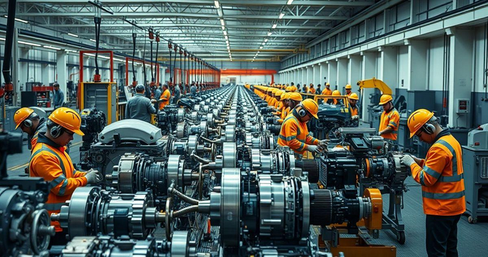Montagem industrial: estratégias para eficiência e produtividade